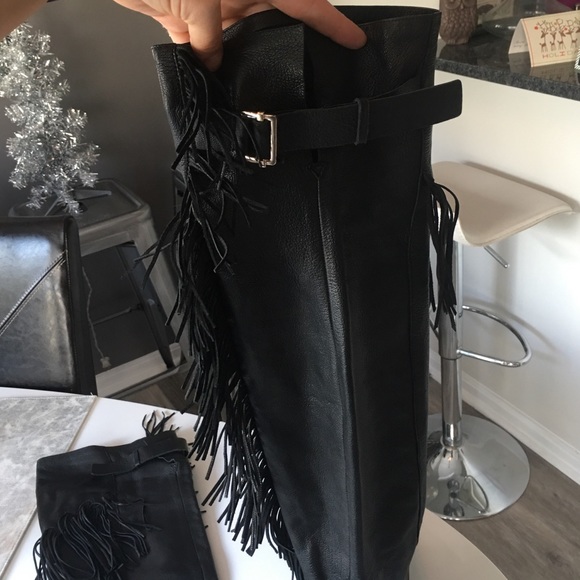 See by Chloe black over the knee boots size 10 - Picture 5 of 9